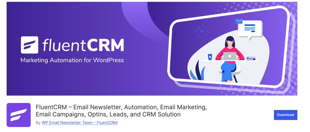 FluentCRM WordPress email marketing plugin