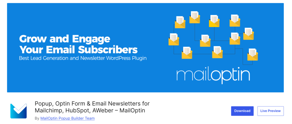 Mailoptin wordpress popup plugin