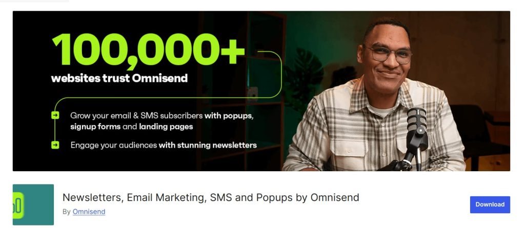 Omnisend newsletter signup popup plugin for WordPress