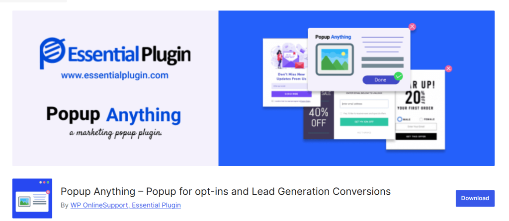 Popup anything wordpress popup plugin