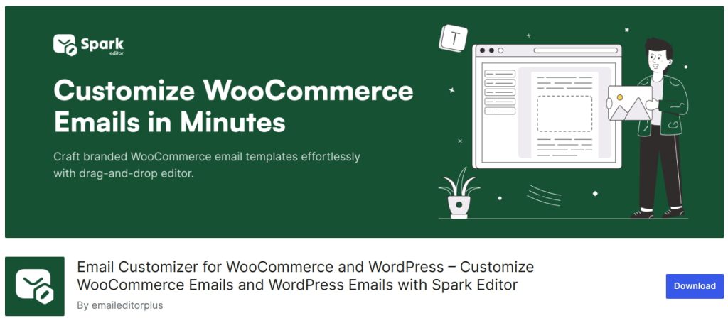 Spark WooCommerce email customizer plugin