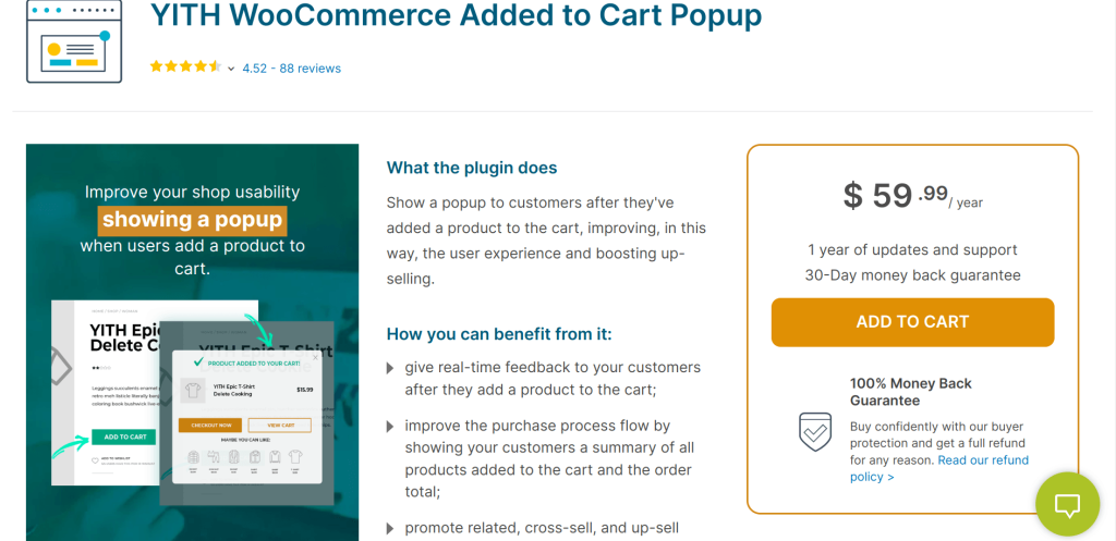 YITH WooCommerce add-to-cart popup